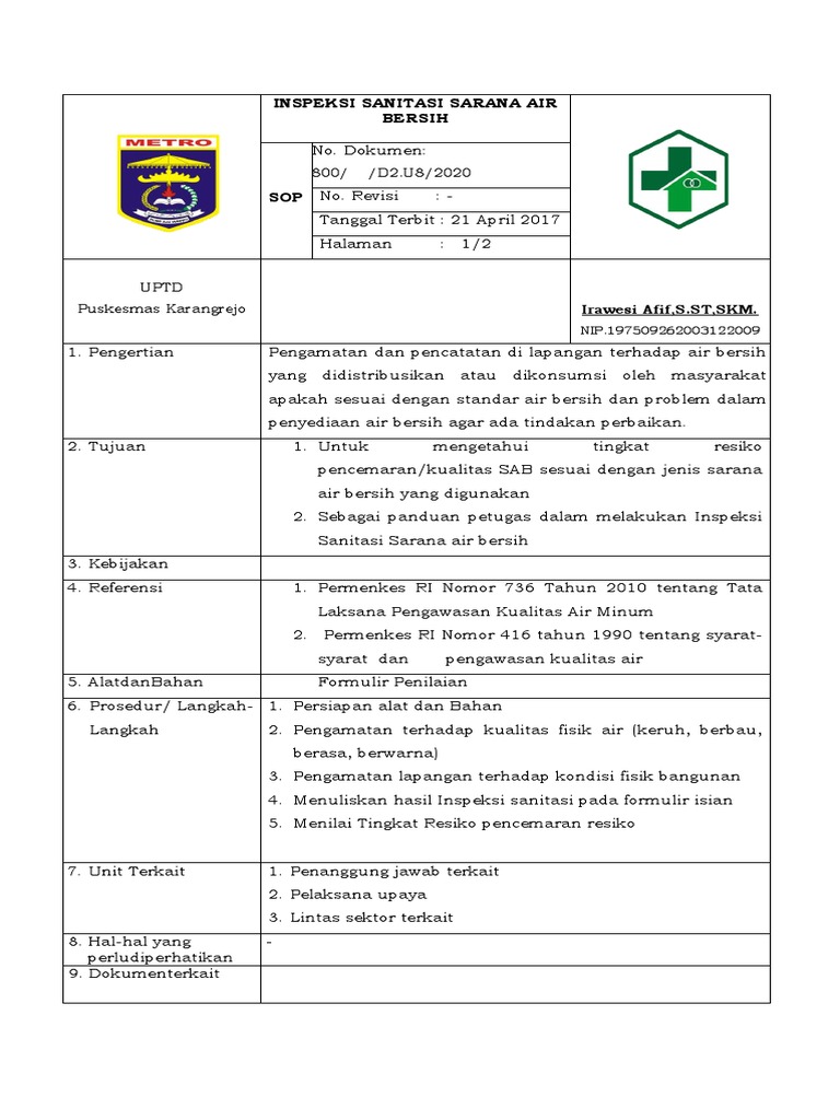 SOP SAB | PDF