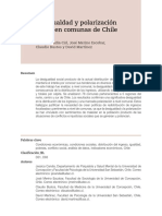Desigualdad y Polarización Social en Comunas de Chile