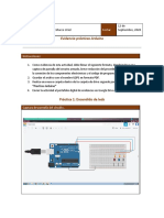 Evidencia Prácticas Arduino: Nombre Del Alumno (A) : Fecha