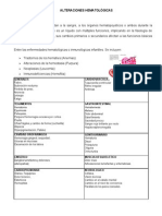 Alteraciones hematológicas infantiles: causas, síntomas y tratamiento de la anemia