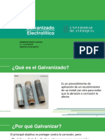 Galvanizado Electrolitico de Metales