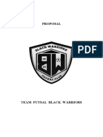 Proposal Team Futsal Black Warriors