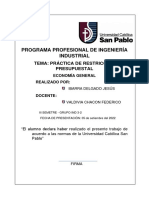 Practica 01 de Restriccion Presupuestal