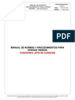 MAN - RET - 03.03 Manual de Normas y Procedimientos para Operar Tiendas - Jefe de Almacén