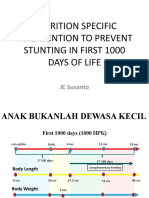 Nutrition Specific Intervention 1000 HPK KUDUS