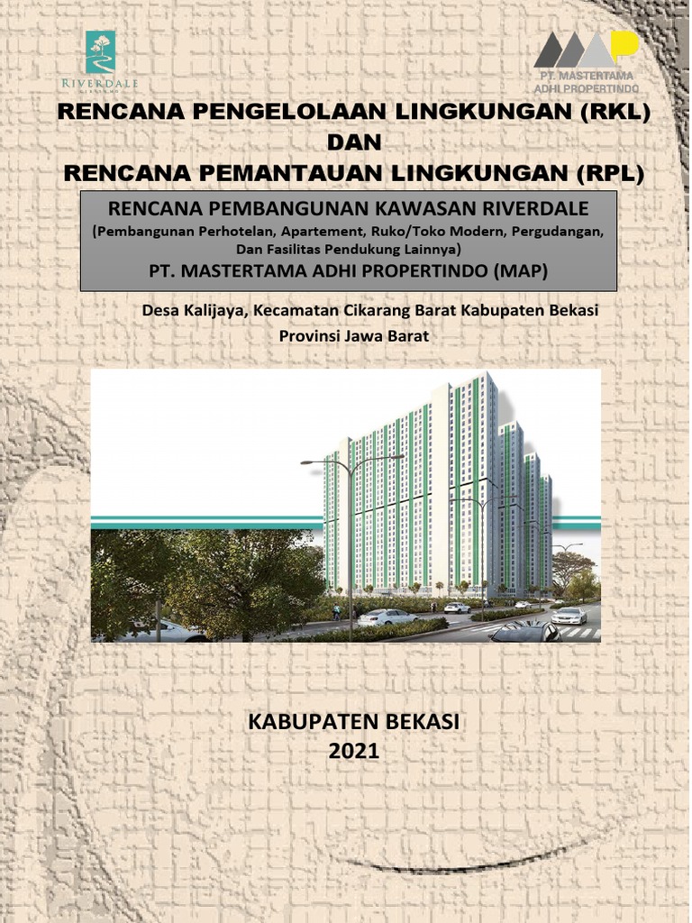 RKL-RPL Pembangunan Riverdale Bekasi | PDF