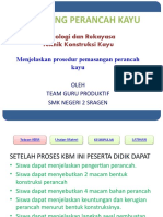 Menjelaskan Prosedur Pemasangan Perancah Kayu