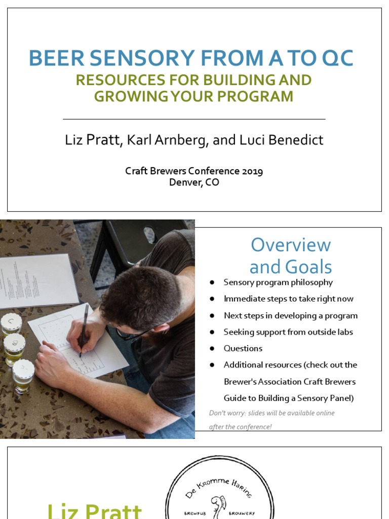 Beer Sensory A To QC PDF Gas Chromatography Analytical Chemistry
