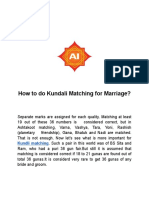 How To Do Kundali Matching For Marriage
