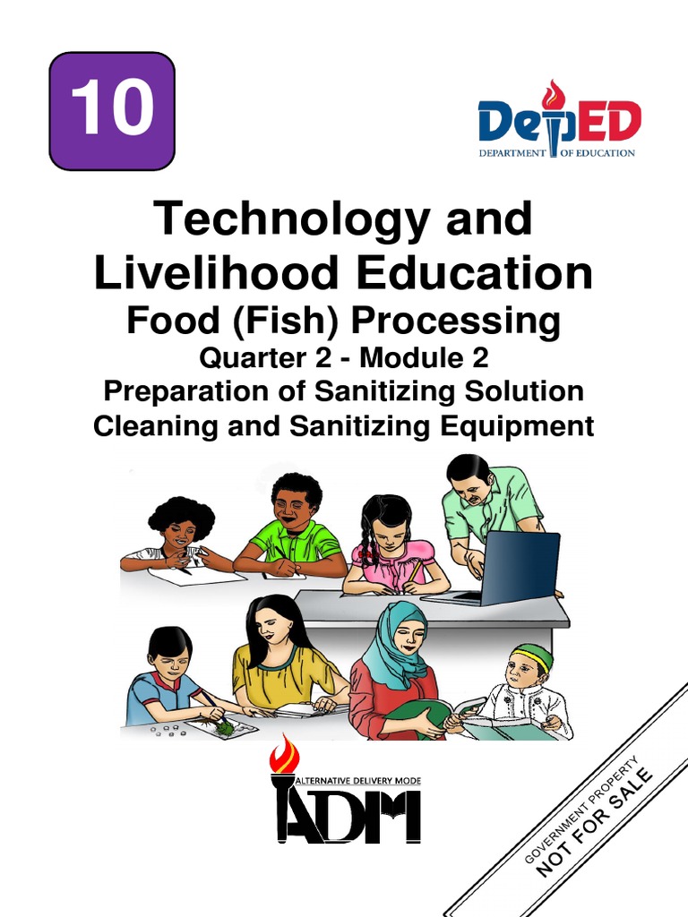 TLE Food Fish Processing Module 2 Download Free PDF Disinfectant