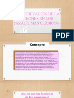 Caracterización de Las Regiones en Los Paradigmas Clásicos