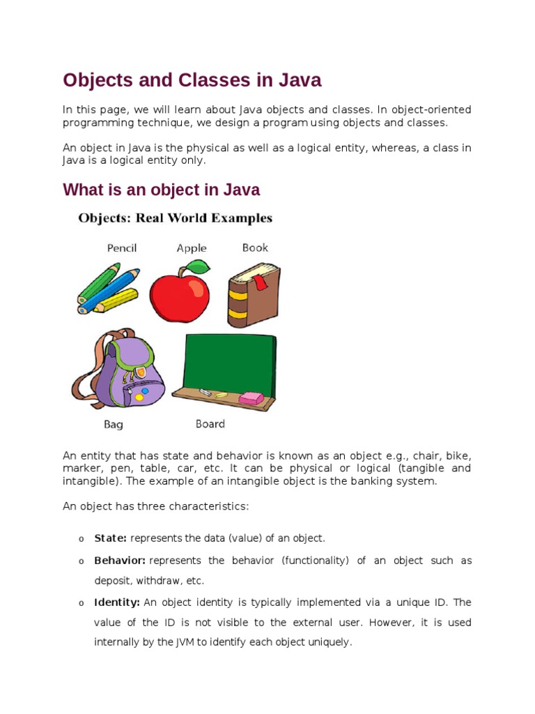Class Object Method | PDF | Class (Computer Programming) | Method ...