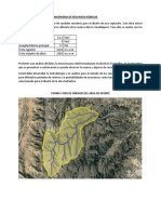 Estudio hidrológico caudales máximos captación río Erquiz