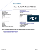 Report Biologia Della Cellula Animale e Vegetale