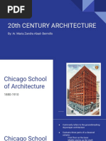 20th CENTURY ARCHITECTURE