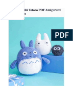 Crochet Chibi Totoro PDF Amigurumi Free Pattern