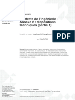 AG3255 Contrats de L'ingénierie - Annexe 2 - Dispositions Techniques (Partie 1)