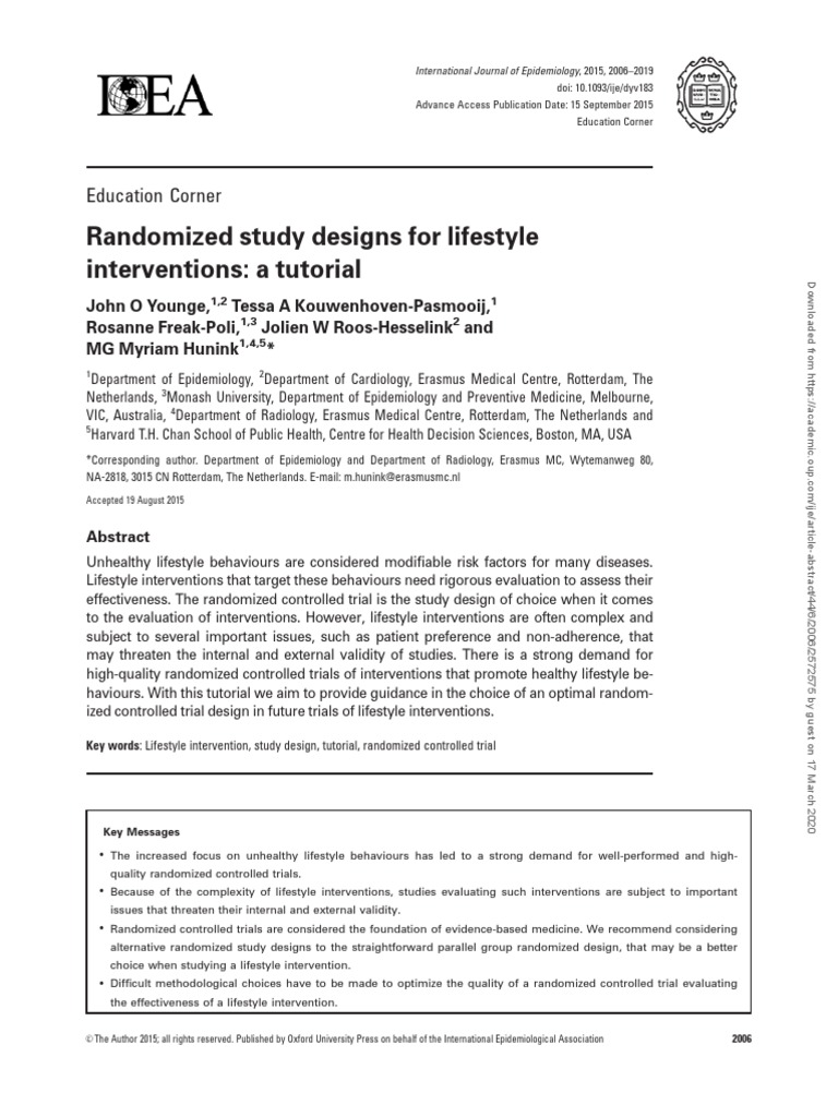 Different Types of RCT PDF