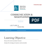 Lecture 6 - Communication & Negotiation
