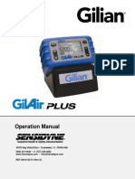 GilAir Plus Operation Manual Rev D, Software Rev 1.0.0 P-N 360-0132-01rD-1607
