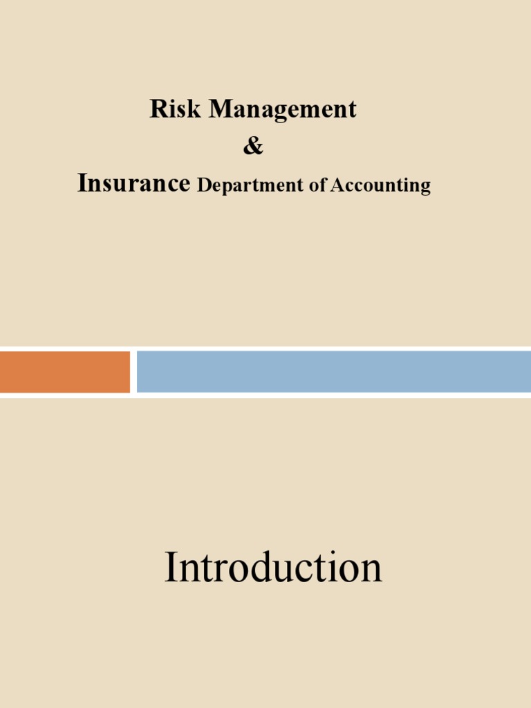 Understanding Risk Management & Insurance | PDF | Risk | Insurance