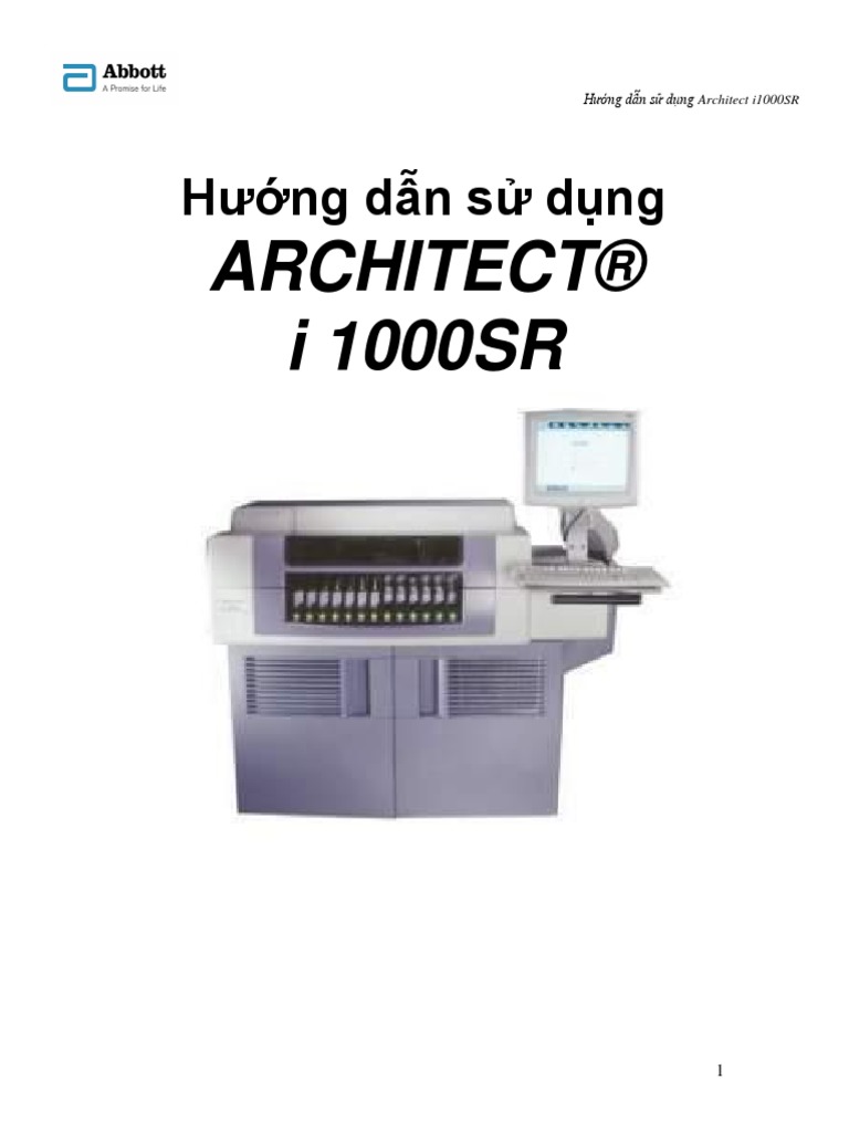 Huong Dan Su Dung Arc i1000SR - NEW | PDF