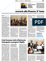 Cittadinanza Onoraria Alla Finanza. E' Festa - Il Resto Del Carlino Del 30 Settembre 2022