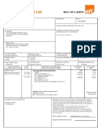 Bill of Lading - Efv-020229se