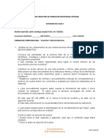 Proceso de tramitación de correspondencia en formación profesional