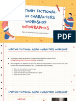 Writing Fictional Asian Characters Workshop Infographics by Slidesgo