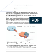 Surface Salinities Temperature Profiles of The Ocean The Thermocline Seawater Density Dynamics Deep Ocean Pressures