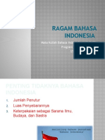Ragam Bahasa Indonesia