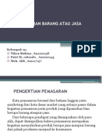 Strategi Pemasaran Barang dan Jasa dalam