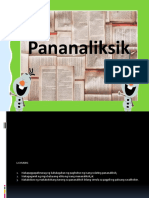 9 - Pananaliksik