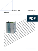 Simoreg Dc-Master: Istruzioni Di Servizio