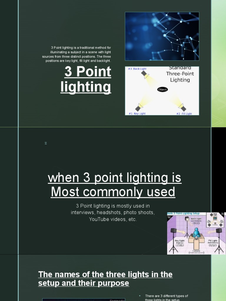3 Point Lighting | PDF