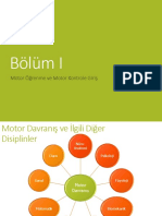 Bölüm 01 - Motor Ogrenme Ve Motor Kontrole Giris