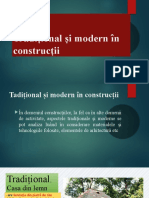 Tradițional Și Modern În Construcții