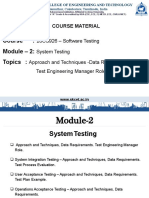 System Testing