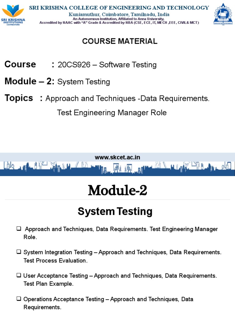 System Testing | PDF