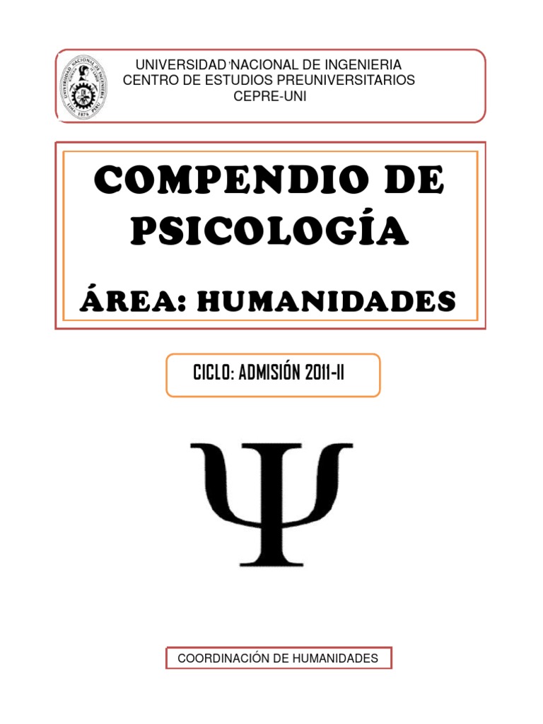 Compendio de Psicología | PDF | Cerebro | Neurona