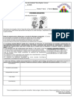 Atividade Avaliativa 2 de Sociologia - 2º Ano EM