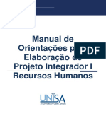 1 08 COC Manual Do Projeto Integrador I - RH I