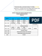 Jadwal PTS Ganjil Ix