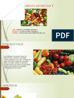 Procesamiento de Frutas y Hortaliazs