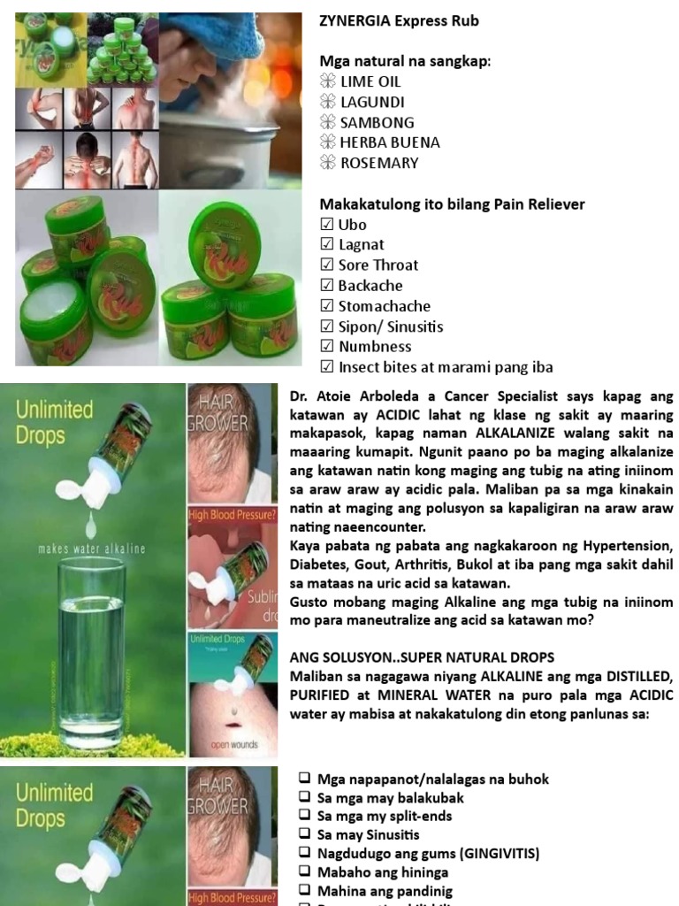 Zynergia Products PDF