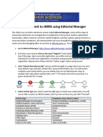 Submit to JMIRS Using Editorial Manager in 10 Steps