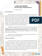 Conto de Terror 6º e 7º Ano Do Ensino Fundamental II Autor Colégio Oswald de Andrade