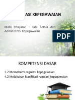 Regulasi Kepegawaian