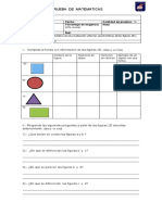 PRUEBA DE Matemáticafiguras 2d y 3d